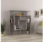 Decortie B&uuml;cherregal Labirent, Modernes B&uuml;cherregal, Raumtrenner, 125 x 22 x...