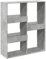 vidaXL B&uuml;cherregal B&uuml;cherregal/Raumteiler Betongrau 100x33x115 cm, 1-tlg.