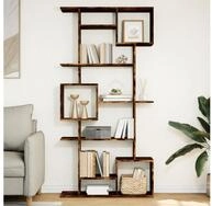 vidaXL B&uuml;cherregal NA B&uuml;cherregal R&auml;uchereiche 92x29x188 cm Spanplatte