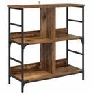 vidaXL B&uuml;cherregal Regal Altholz 78,5 x 33 x 82 cm Holzwerkstoff, 1-tlg.