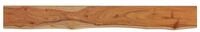 vidaXL Tischplatte Wandregal 160x20x3,8 cm Rechteckig Massivholz Baumkante (1...