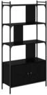 vidaXL B&uuml;cherregal B&uuml;cherregal 76,5 x 30 x 154,5 cm Holzwerkstoff, 1-tlg.