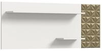 xonox.home Wandboard, Wei&szlig; Melamin Modern 140x53x17 cm