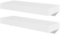 vidaXL Wandregal, Regale 4 Stk. Wei&szlig; 40 cm