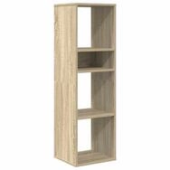 vidaXL B&uuml;cherregal B&uuml;cherregal Sonoma-Eiche 34x31x112 cm Holzwerkstoff, 1-tlg.