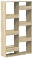vidaXL B&uuml;cherregal Raumteiler Sonoma-Eiche 100x33x175 cm Holzwerkstoff, 1-tlg.