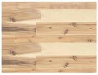 vidaXL Regal Schweberegal 60x30x4 cm Massivholz Unbehandelt, 1-tlg.