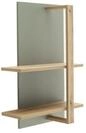 MCA furniture Wandboard in Salbei-Gr&uuml;n/ Eichenfarben Dekor - 65x96x26 (BxHxT)