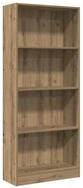 vidaXL B&uuml;cherregal B&uuml;cherregal Artisan-Eiche 60x24x143 cm Holzwerkstoff,...