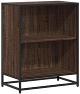vidaXL B&uuml;cherregal B&uuml;cherregal Braun Eichen-Optik 60x35x76 cm Holzwerkstoff,...