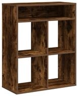 vidaXL B&uuml;cherregal B&uuml;cherregal R&auml;uchereiche 66x31x80 cm Holzwerkstoff, 1-tlg.