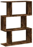vidaXL B&uuml;cherregal Raumteiler-B&uuml;cherregal 3 F&auml;cher R&auml;uchereiche 70x24x97 cm,