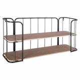 Atmosphera Cr&eacute;ateur d'int&eacute;rieur Wandregal Wandregal, Holz, Metall, 2 Ebenen,