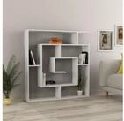 Decortie B&uuml;cherregal Labirent, Modernes B&uuml;cherregal, Raumtrenner, 125 x 22 x 129 cm