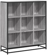 vidaXL B&uuml;cherregal B&uuml;cherregal Grau Sonoma 97,5x33x107,5 Holzwerkstoff und...