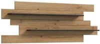 xonox.home Wandboard Canu, Basalt grau Melamin beschichtet modern 67x184x19 cm