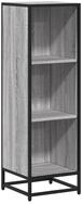 vidaXL B&uuml;cherregal B&uuml;cherregal Grau Sonoma 33,5x33x107,5 cm Holzwerkstoff,...