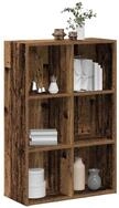 vidaXL B&uuml;cherregal 66 x 30 x 98 cm B&uuml;cherregalSideboard Altholz-Optik...