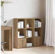 vidaXL B&uuml;cherregal NA B&uuml;cherschrank Artisan-Eiche 98x29x97,5 cm Spanplatte