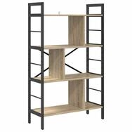 vidaXL B&uuml;cherregal B&uuml;cherregal Sonoma-Eiche 75 x 30 x 123,5 cm Holzwerkstoff,