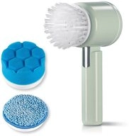CLEANmaxx Reinigungsb&uuml;rste Akku-Reinigungsb&uuml;rste Mit umfangreichem Zubeh&ouml;r,