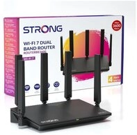 Strong WI-FI 7 DUAL-BAND-ROUTER WLAN-Router, 3000 Mbit/s