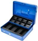 HMF Geldkassette Geldkassette abschlie&szlig;bar, Kasse mit 8 M&uuml;nzf&auml;chern, und 4