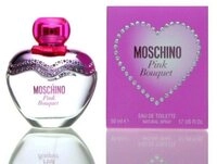 Moschino Eau de Toilette Pink Bouquet, Glasflakon, Parf&uuml;m EDT, Damenduft