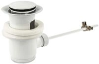 tecuro Ablaufgarnitur Exzenter Ab- und &Uuml;berlaufgarnitur, 1 1/4 Zoll x &Oslash; 63 mm,