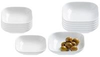 Ritzenhoff & Breker Dipschale Arena Dipschalen-Set 12er Set, Porzellan, (12x Schale,