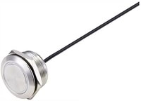 TRU COMPONENTS Schalter Drucktaster 22 mm 1 NO Edelstahl TC-9219108