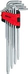 KS Tools Schraubendreher Torx-Winkelstiftschl&uuml;ssel-Satz mit Bohrung, XL,