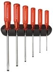 PB Swisstools Schraubendreher, (6 St), Satz Schlitz im Wandhalter Classic