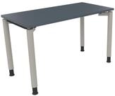 Soennecken Schreibtisch Schreibtisch Vierfu&szlig; Rundrohr B1200xT600xH680-820