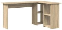 vidaXL Schreibtisch Schreibtisch Sonoma-Eiche 142 x 102 x 73 cm Holzwerkstoff (1-St)