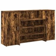vidaXL Schreibtisch Empfangstheke R&auml;uchereiche 180x50x103,5 cm Holzwerkstoff