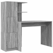 vidaXL Schreibtisch Schreibtisch 2 pcs Graues Sonoma (2-St)