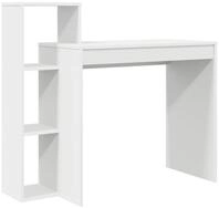 vidaXL Schreibtisch Schreibtisch mit Regal Wei&szlig; 100 x 40 x 90 cm Holzwerkstoff