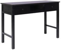 vidaXL Schreibtisch Schreibtisch Schwarz 110&times;45&times;76 cm Holz