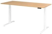 HAMMERBACHER Schreibtisch Schreibtisch el 180x80cm wei&szlig;/eiche