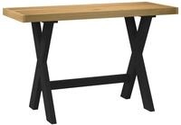 vidaXL Schreibtisch NA Schreibtisch NOAIN X-Form-Beine 120x50x75 cm Massivholz Kiefer