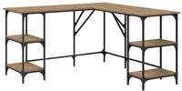 vidaXL Schreibtisch Schreibtisch Artisan-Eiche 139 x 139 x 75 cm Holzwerkstoff...