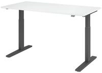 HAMMERBACHER Schreibtisch Upper Desk, elektrisch h&ouml;henverstellbar bis 120 cm,