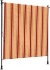 vidaXL Markise Outdoor Rollo Mehrfarbig 200 x 270 cm (1-St)