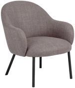 ACTONA GROUP Relaxsessel Spencer Sessel Lounge-Sessel Stoff hellgraubraun.