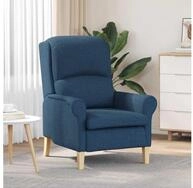 vidaXL Sessel, Sessel Blau 76 x 94 x 102 cm Stoff