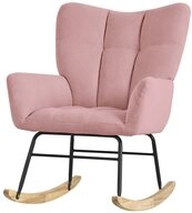 ML-DESIGN Schaukelstuhl Schaukelsessel Ohrenstuhl Relaxsessel Akzentstuhl