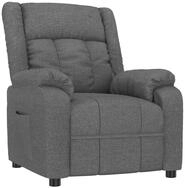 vidaXL Sessel Relaxsessel Dunkelgrau Stoff (1-St)