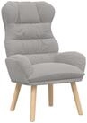 vidaXL Sessel Sessel Hellgrau 69 x 74 x 93 cm Sherpa-Stoff (1-St)
