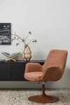 WOOOD Drehsessel Marten mit Nova-Gewebtem Bezug h&ouml;henverstellbar B 79 x T 76 x...